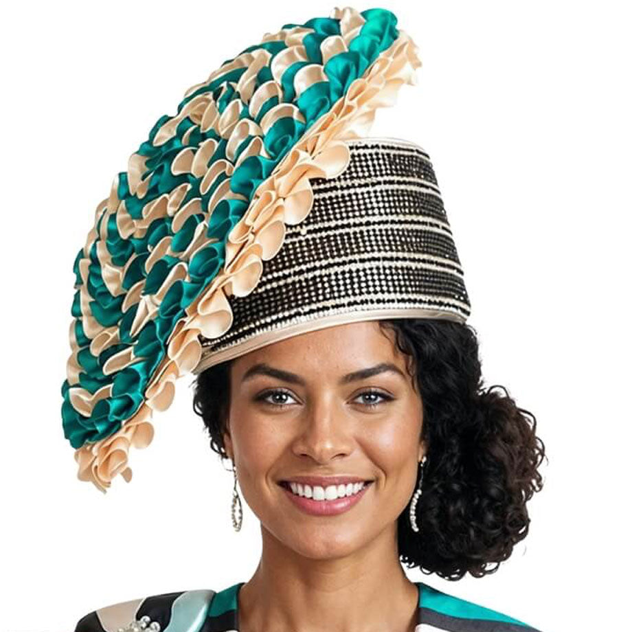Donna Vinci 12255-H Ladies Church Dress-Hat