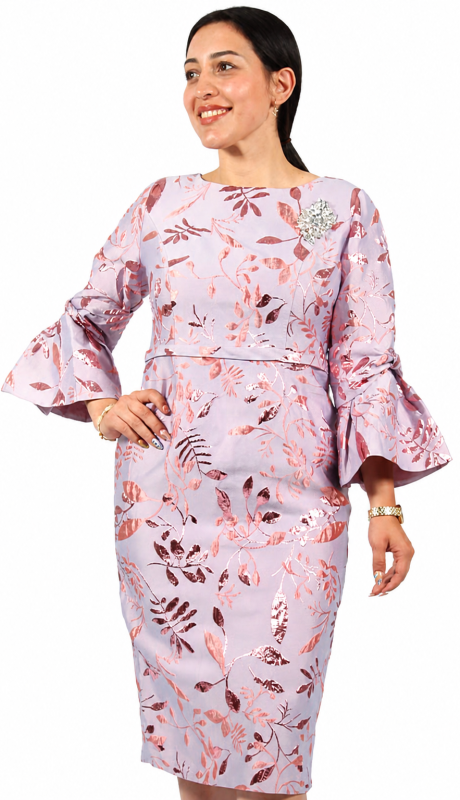 Diana Couture 8655-LAV-CO Church Dress