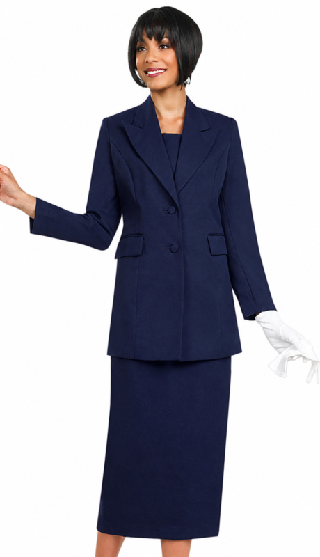 Ben Marc 2299-NVY Church Suit