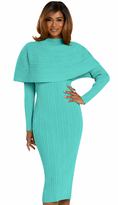 Donna Vinci Knit 13444-MNT-IH Womens Church Dress
