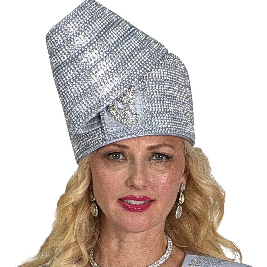 Lily And Taylor H140-WHT Church Hat