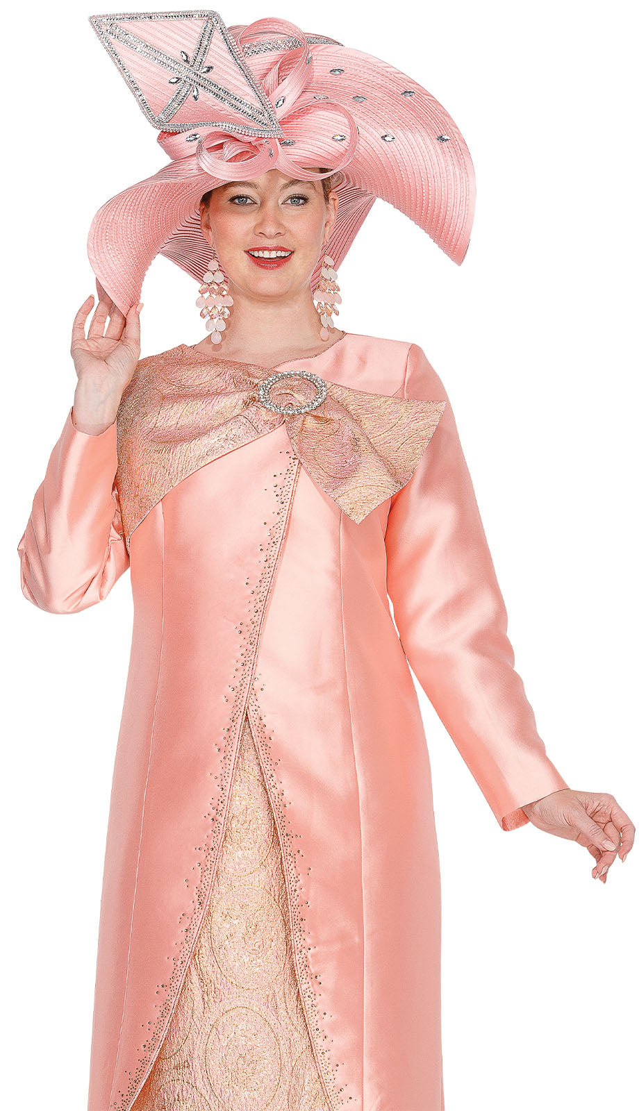 Champagne Italy 6206-H Church Hat