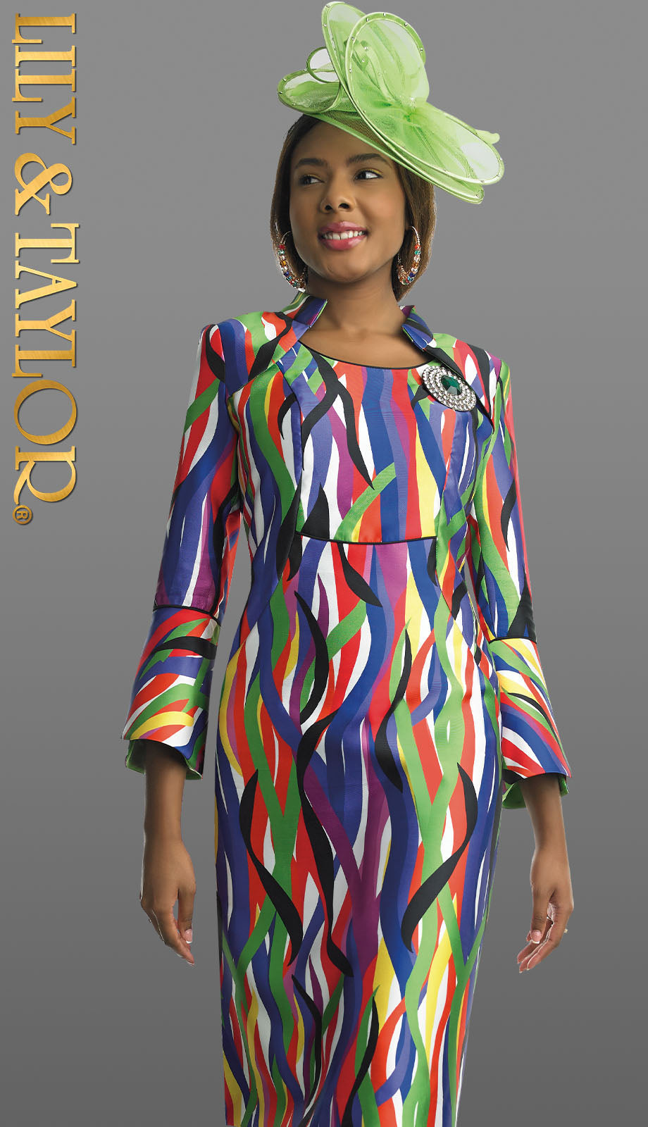 Lily 4871-MULTI Church Hat