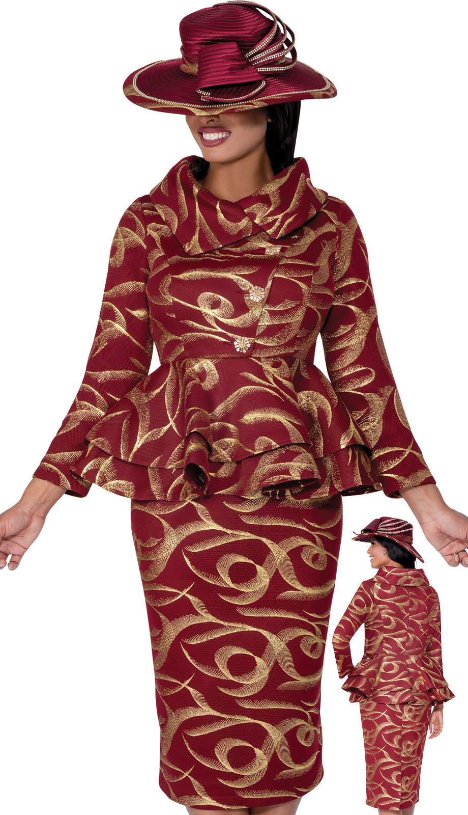 GMI G400632-BWG-IH Womens Church Suit