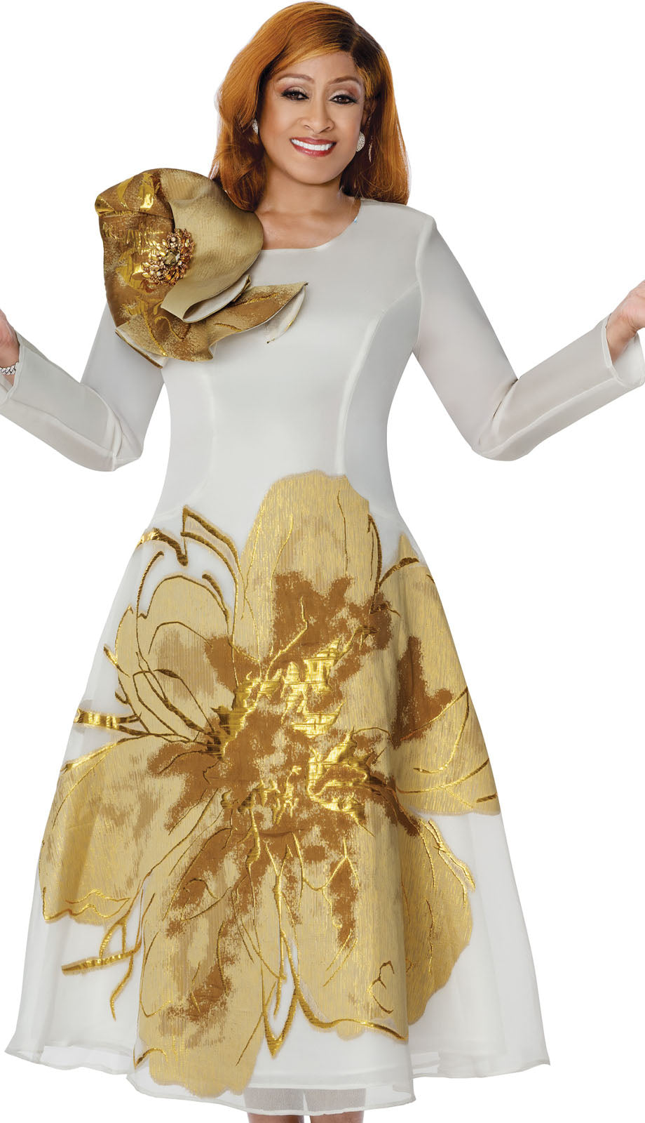 gold church dresses for women Dorinda Clark Cole 310171-GLD Womens Dress Color:Bone 1F34019 Size12 elongated silhouette Bridesmaids Sage Cowl Neck