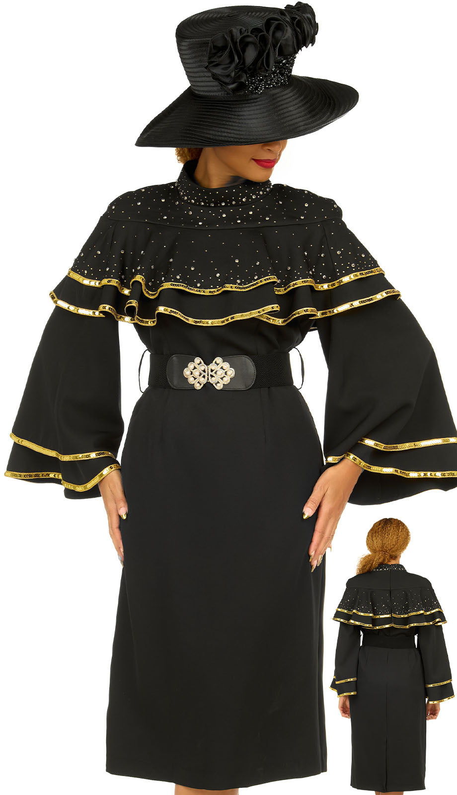 Giovanna D7215-H Church Hat
