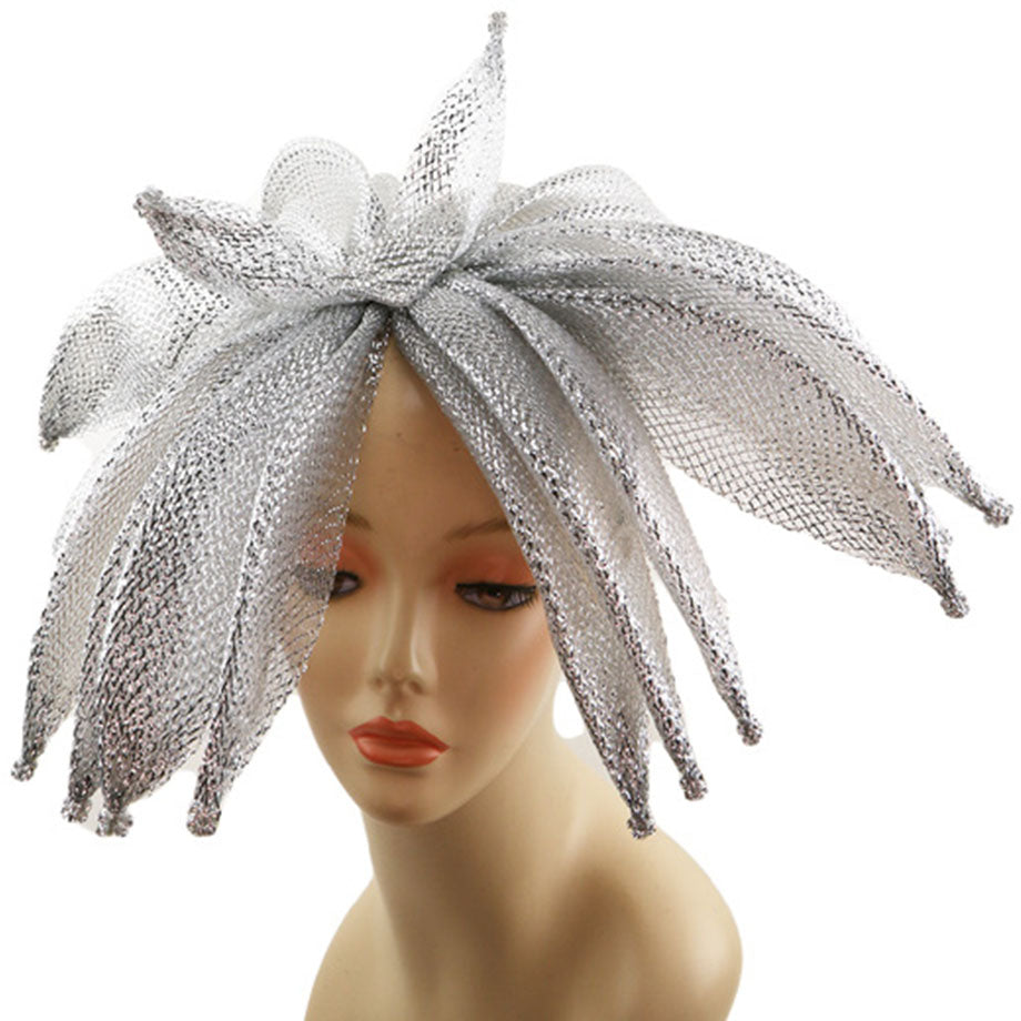 Sunday Fascinator 281HB-SIL