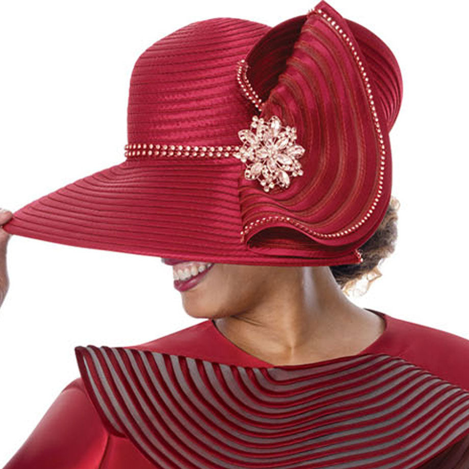 Dorinda Clark Cole 402092-BURG-H-IH Church Hat