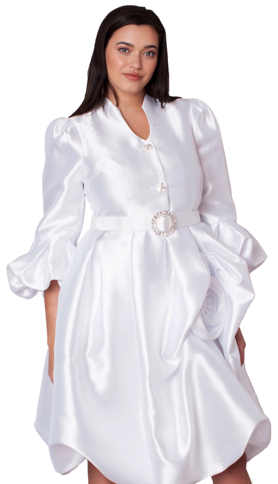 Chancele By Tally Taylor 9845-WHT Church Dress