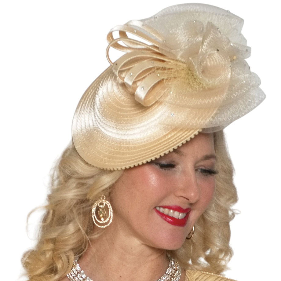 Lily And Taylor H166-GLD Church Hat