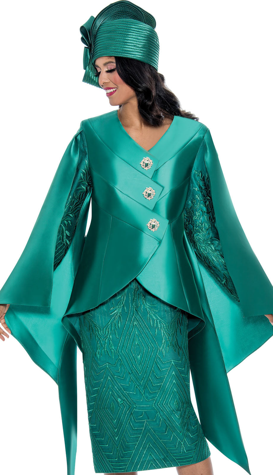 GMI G400812-EMR-IH Womens Church Suit