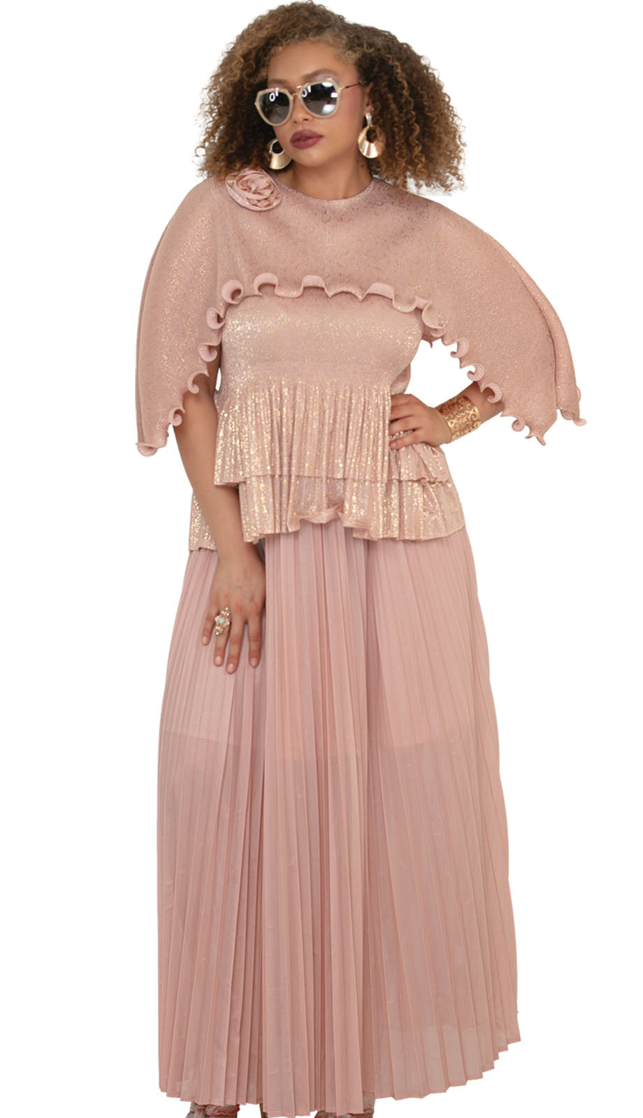 Luxe Moda LM510-PNK Church Outfit