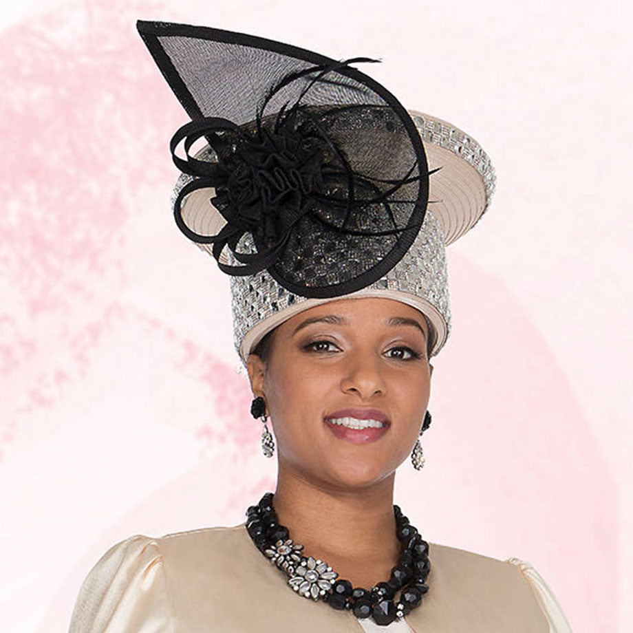 Champagne Italy H6073-YEL-QS Church Hat
