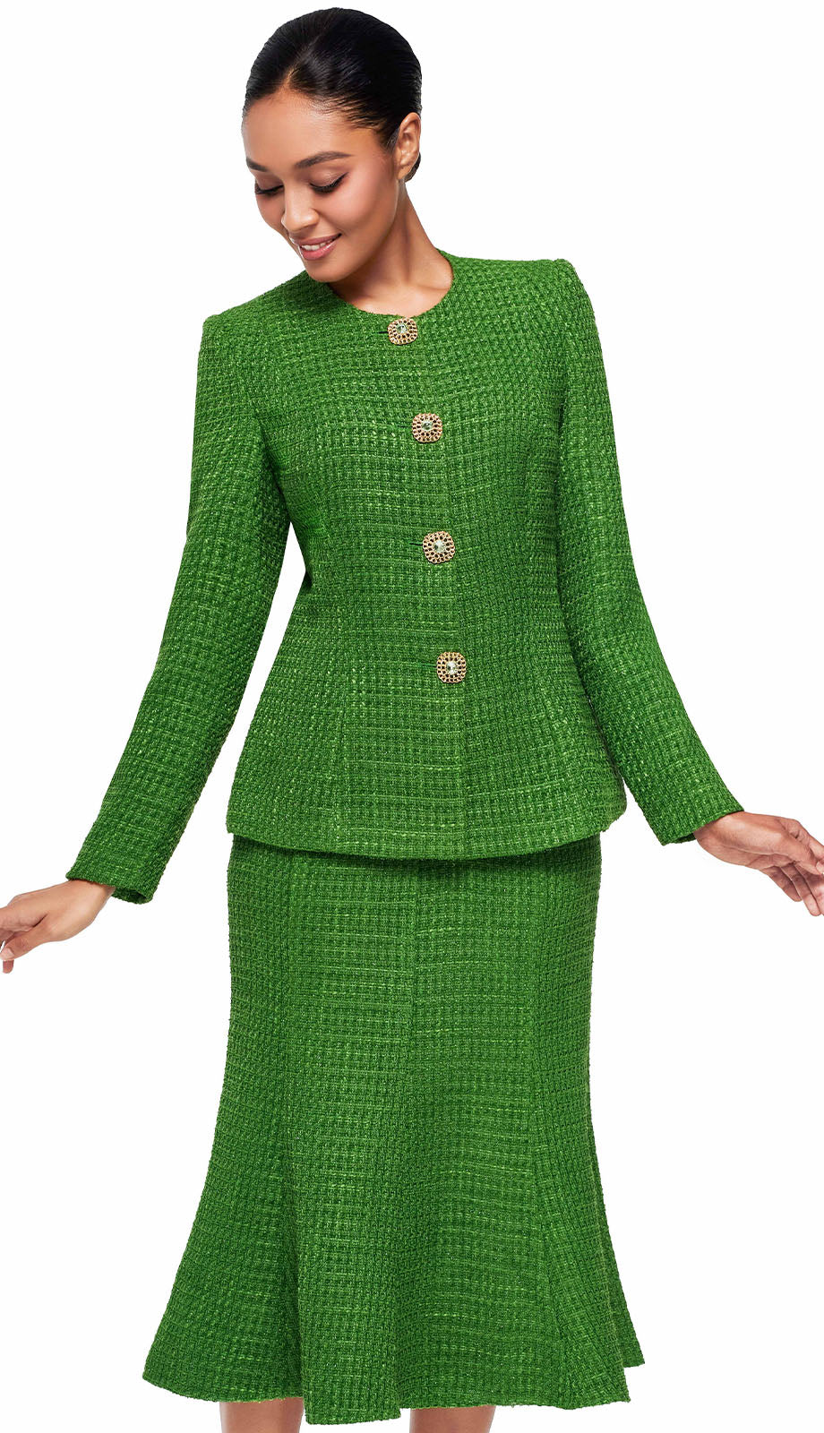 Serafina 4407-GRN Church Dress