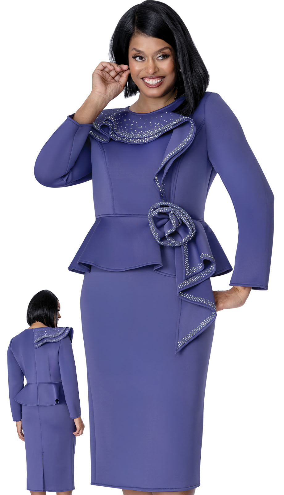 Stellar Looks SL600461-PUR-IH Church Suit