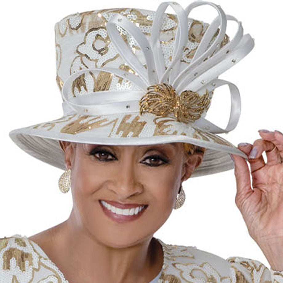 Dorinda Clark Cole 310152-WHG-H-QS Church Hat