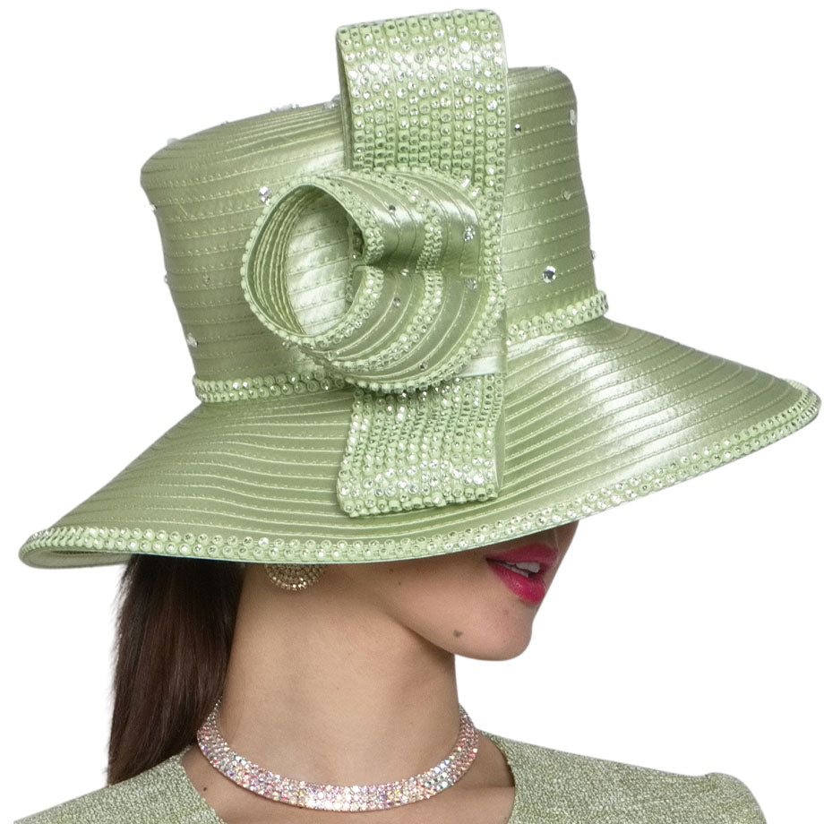 Lily And Taylor H172-GRN Church Hat