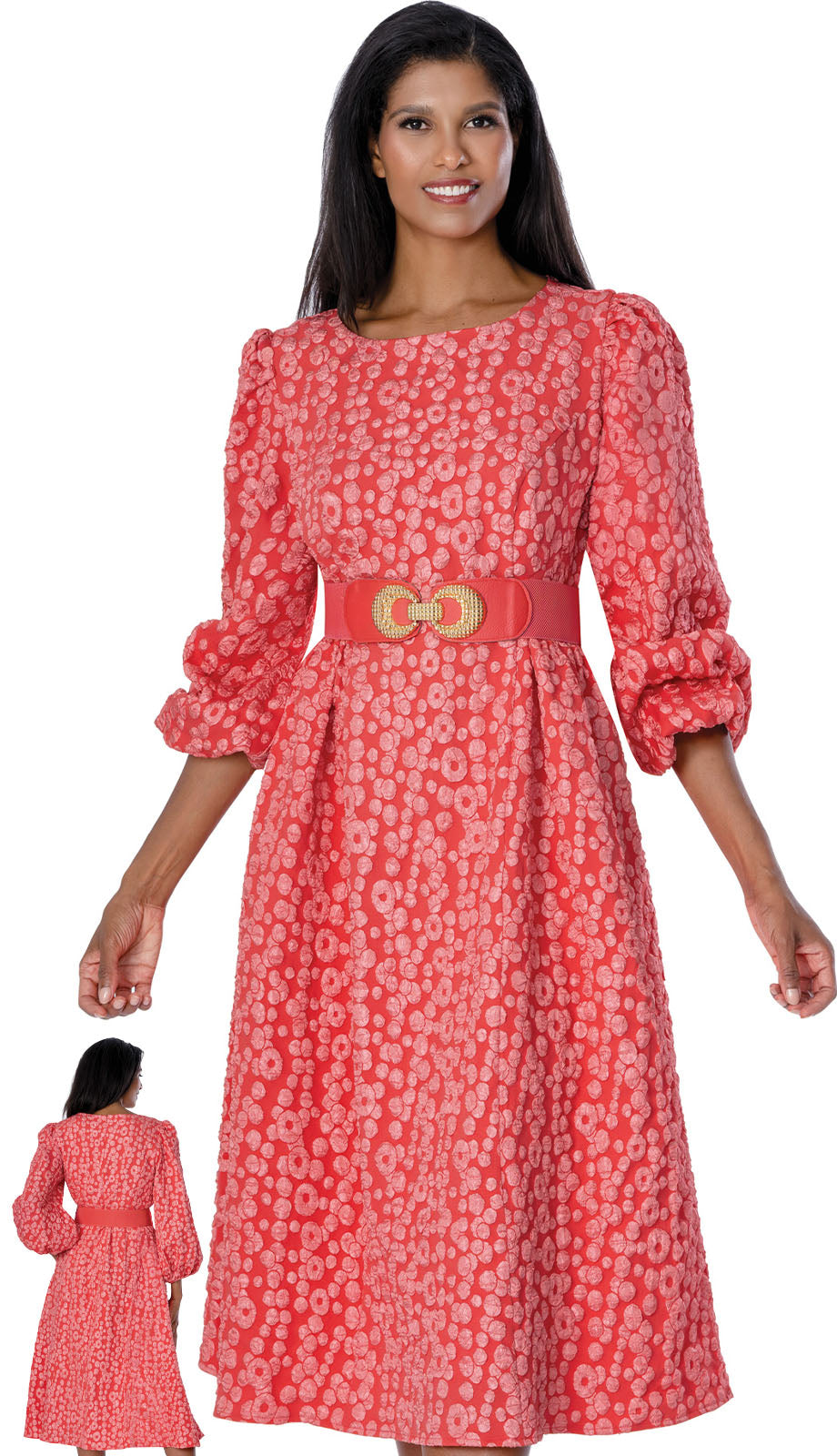 Nubiano 100901-CRL-IH Church Dress