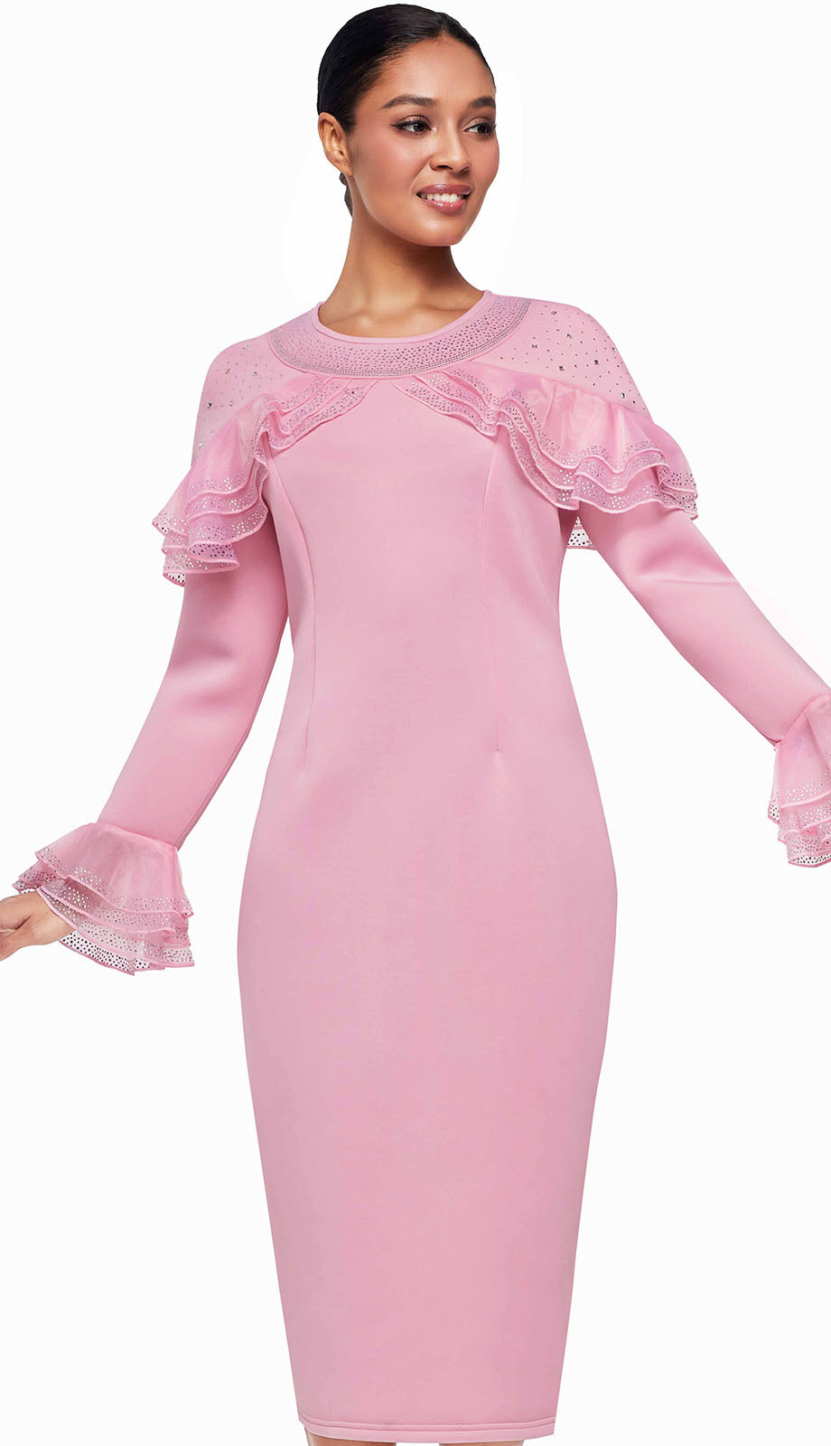 Serafina 7130-MVE Church Dress