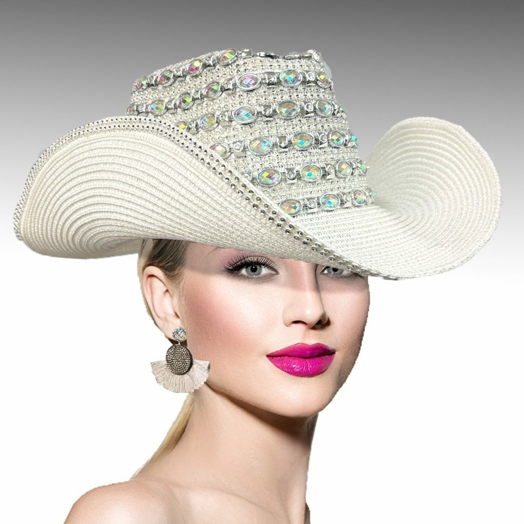 Church Hat SC2443B-WHITE Spice Girl