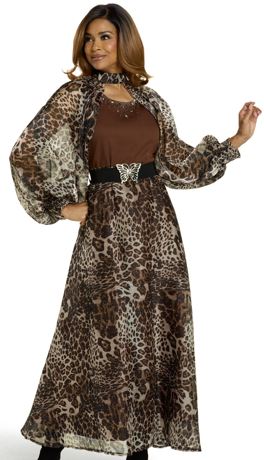 Donna Vinci 12211-IH Womans Church Dress