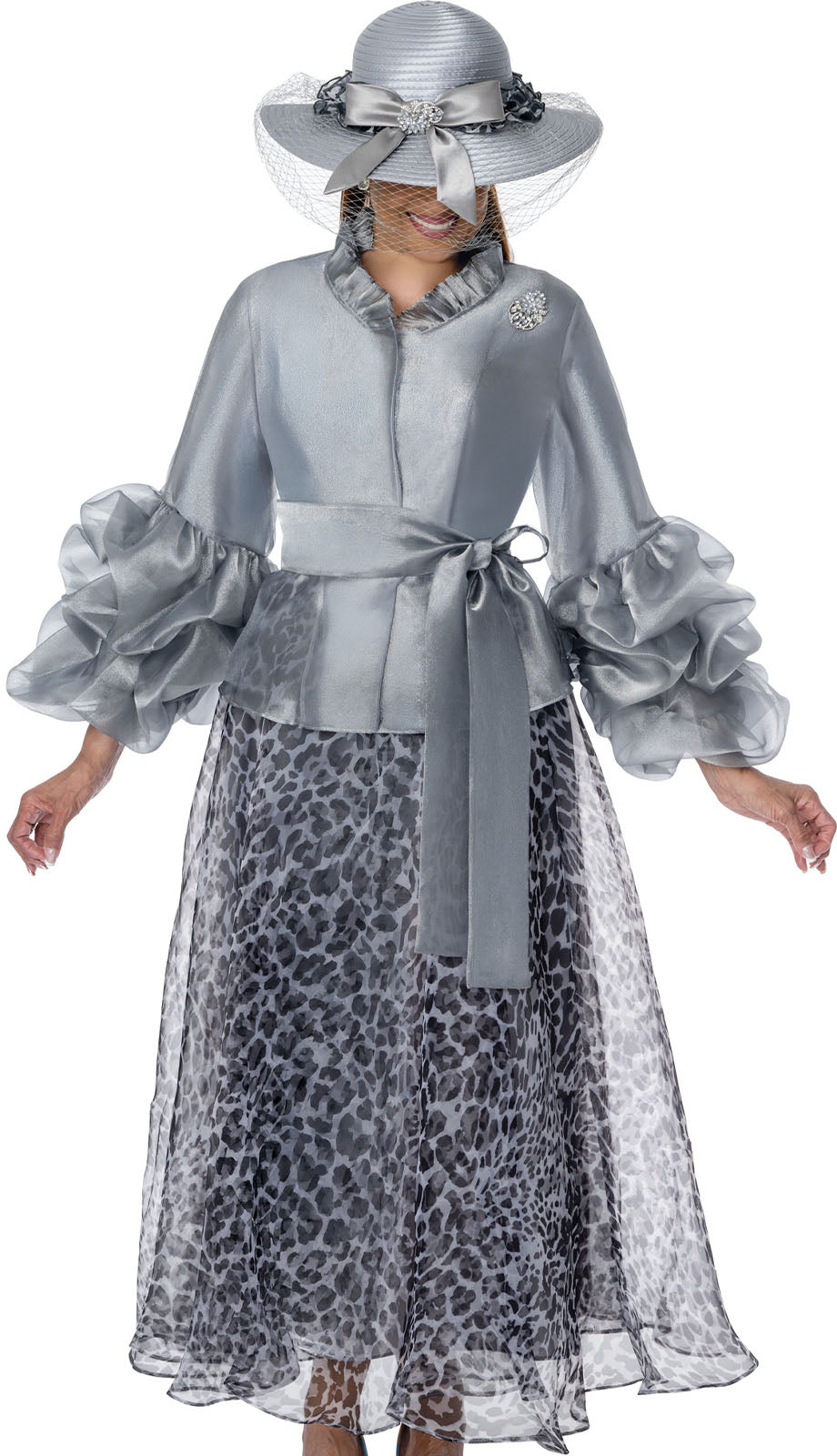 Dorinda Clark Cole 310483-SLV-H Church Hat