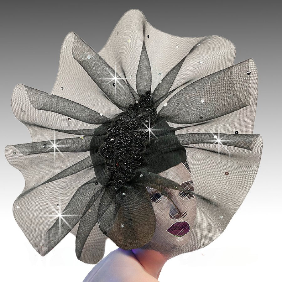 Church Hat 2943 ANTOINETTE-BK