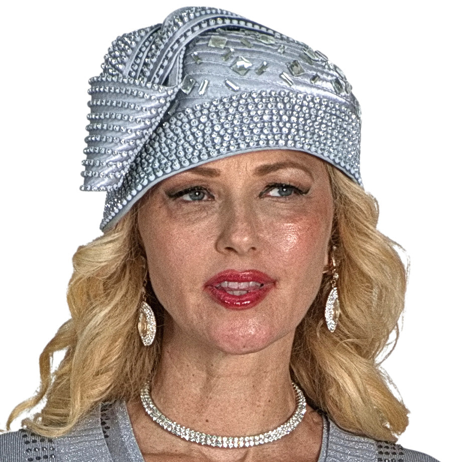 Lily And Taylor H111-SLV Church Hat