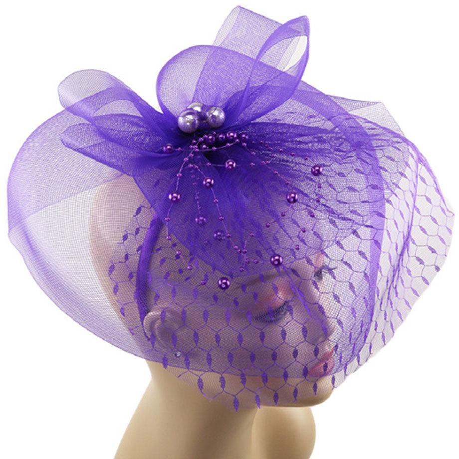 Sunday Fascinator 8057-PUR