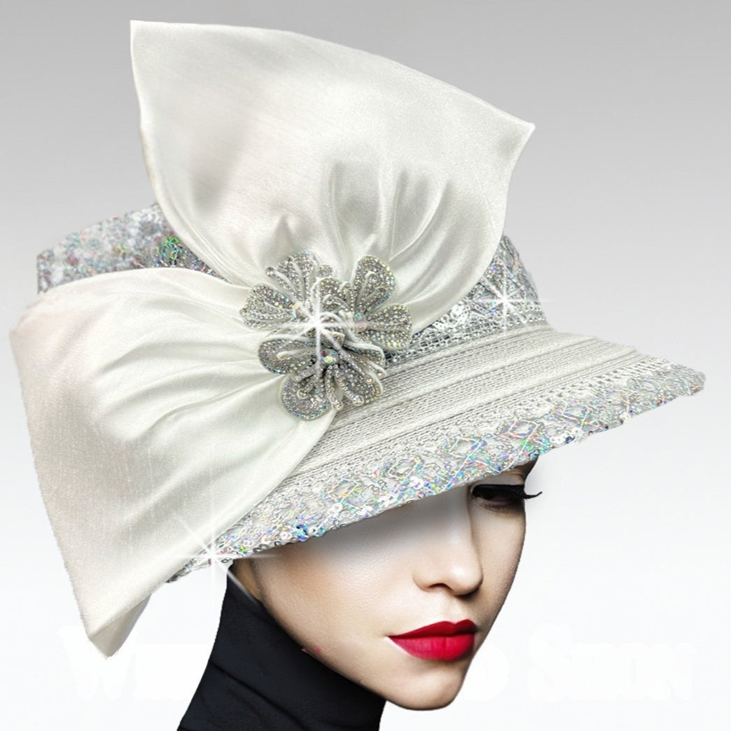 Church Hat 3310B BIJOUX-WHITE AB