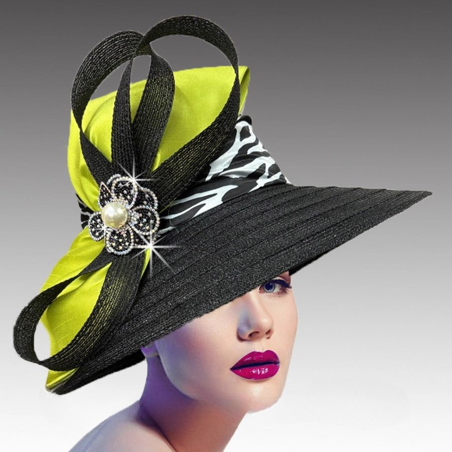 Church Hat 3326 OLIVIA-ZEBRA