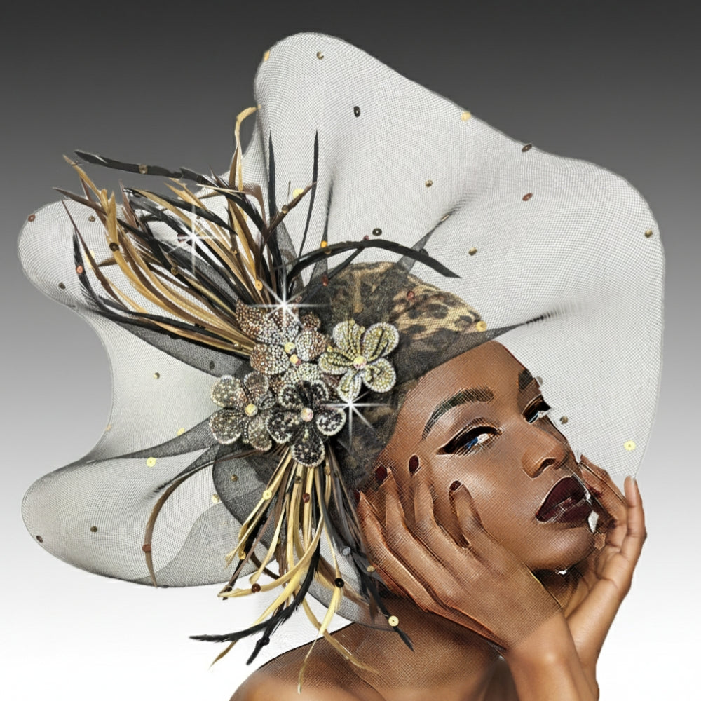 Church 3362-LEOPARD Church Hat