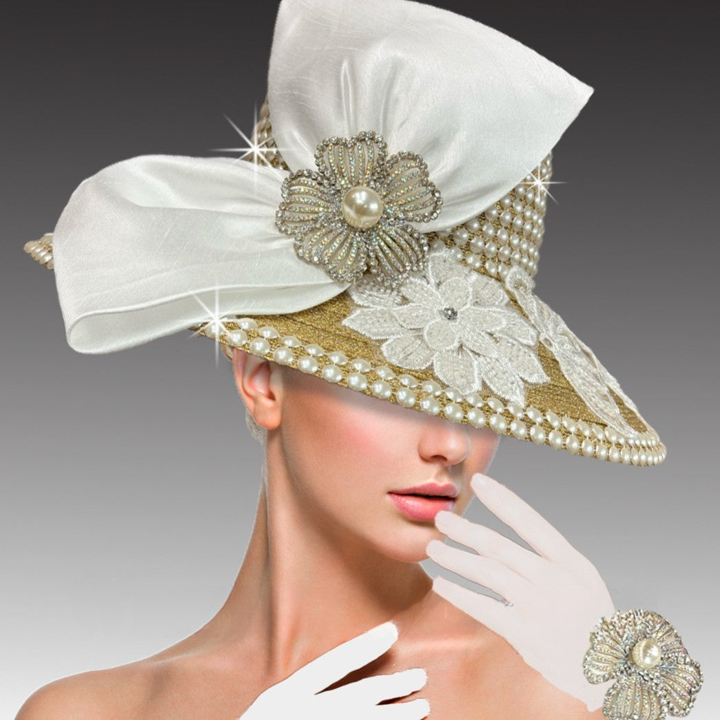 Church Hat S3371-GD IMMACULATE
