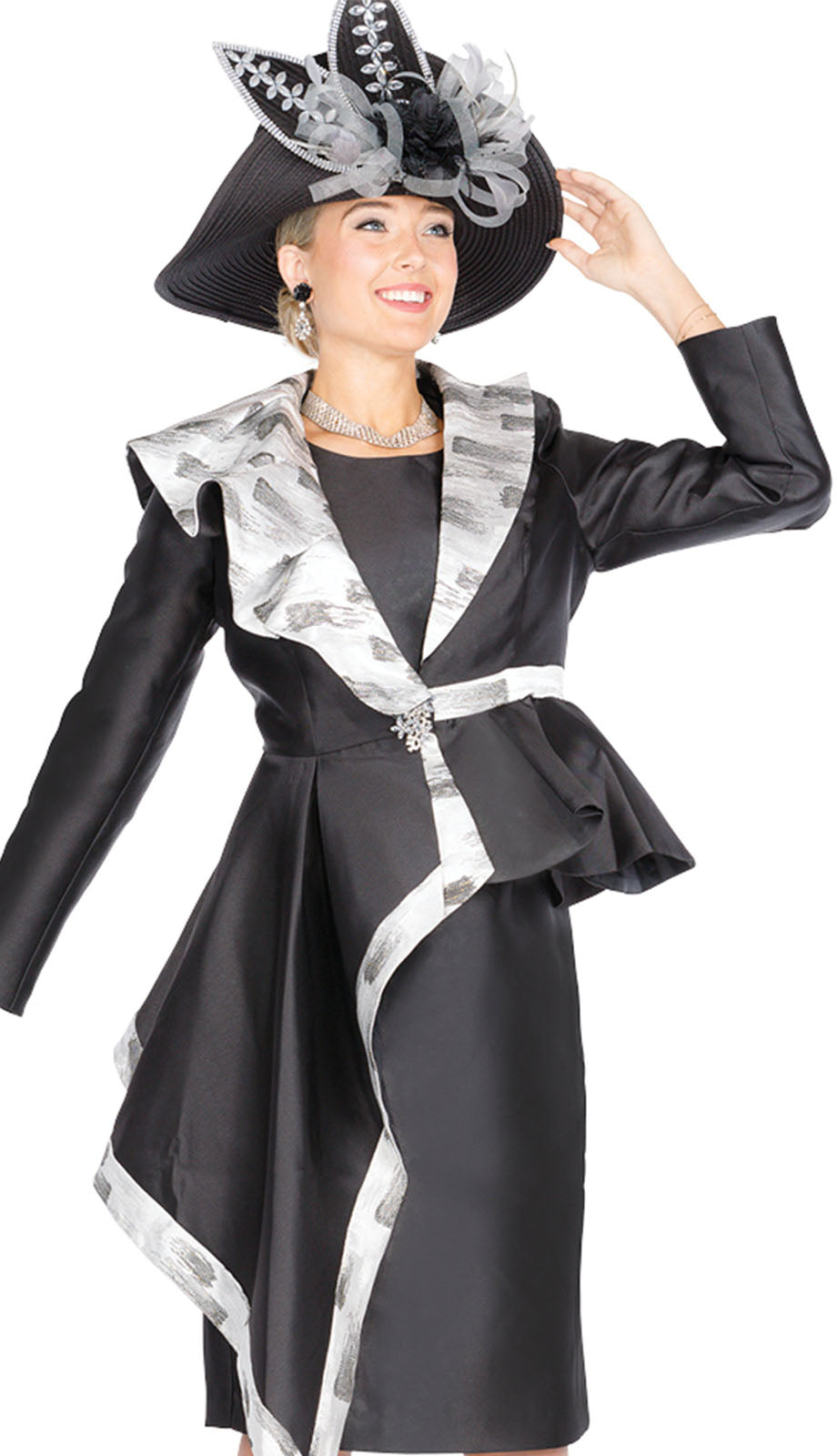 Champagne Italy 6071-H Church Hat