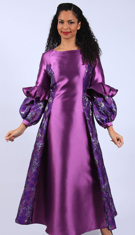 purple church dresses for women Church Dresses for Women Elegant Bodycon Dress Peplum 3/4 Sleeves Irregular Collar Classy Office Ladies Knee Length Gowns Classy (Purple,M)