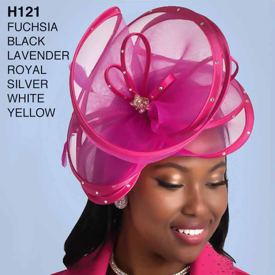Lily And Taylor H121-FU Fascinator