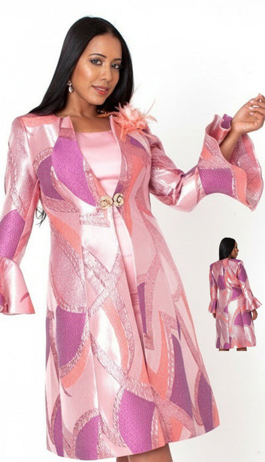 Tally Taylor 41088-PNK Church Suit