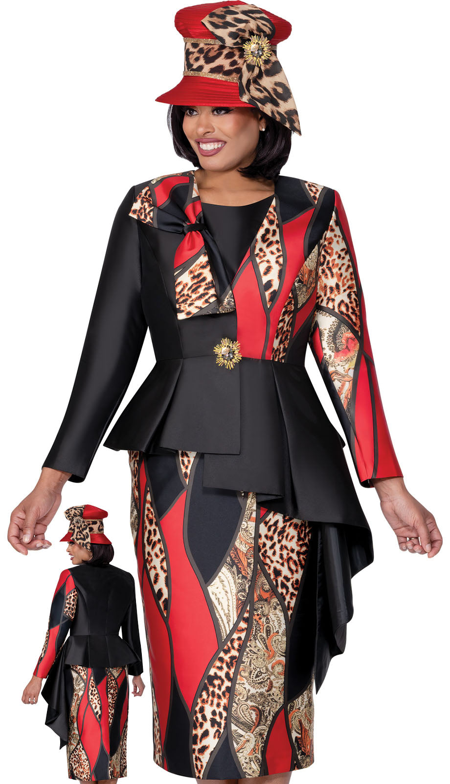 GMI G400563-MWR-QS Womens Church Suit