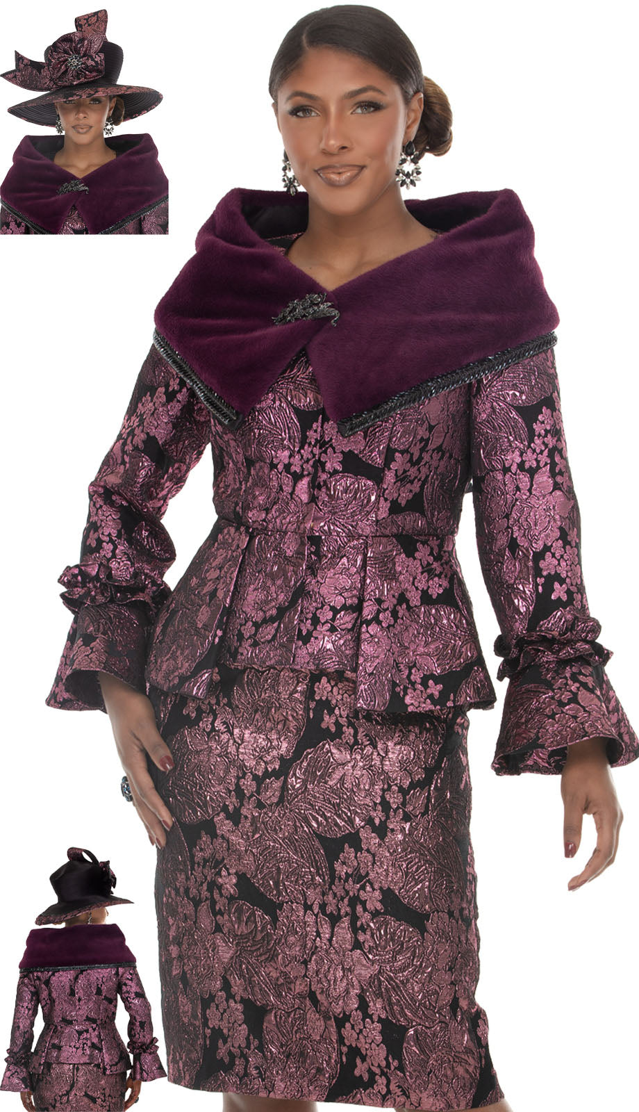 Donna Vinci 12304-H Church Hat