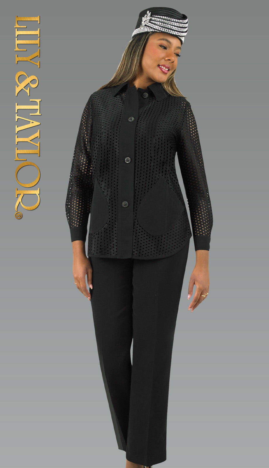 Lily And Taylor 4781-BLK