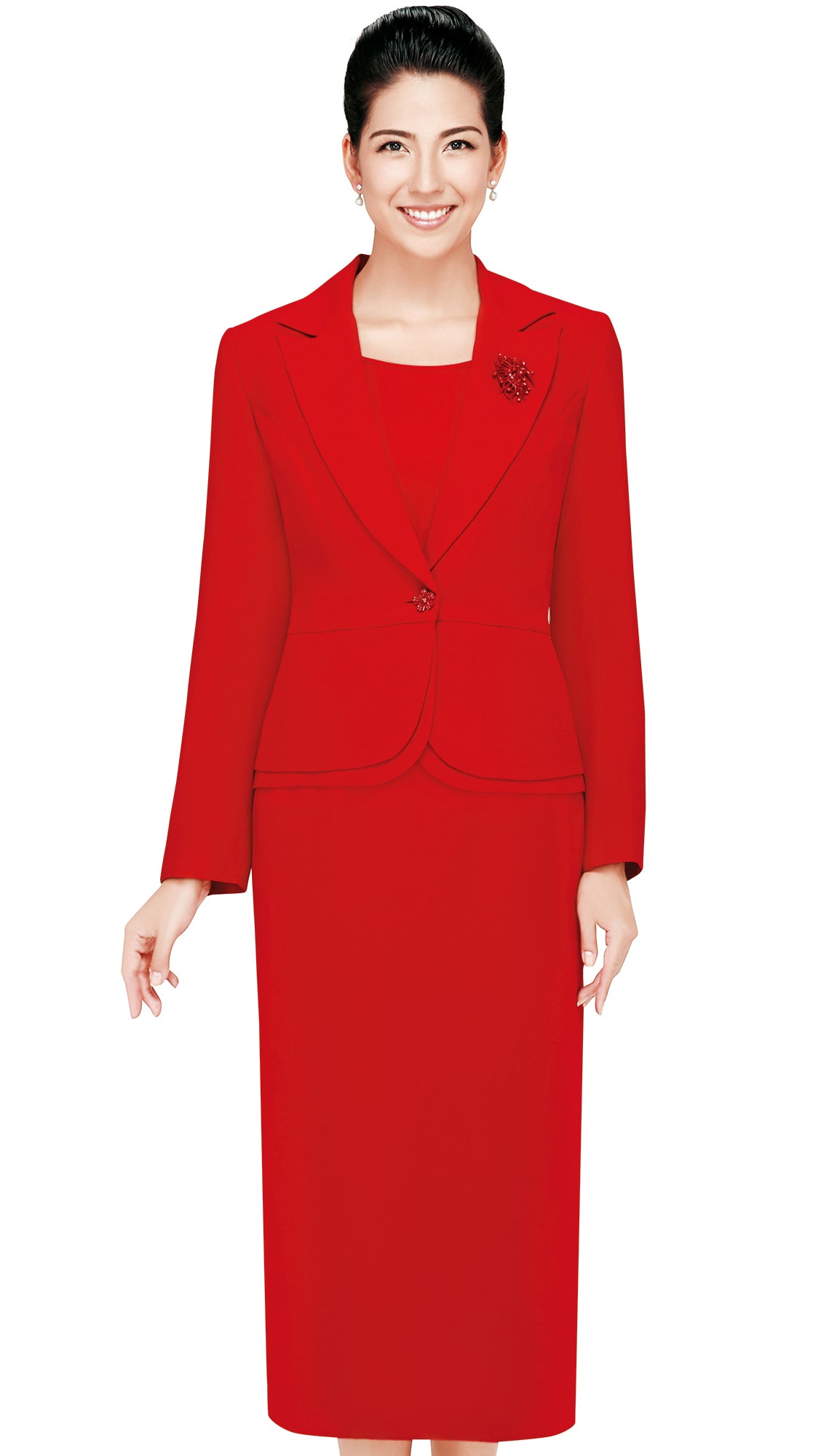 Nina Massini 2429-RE-CO Church Suit