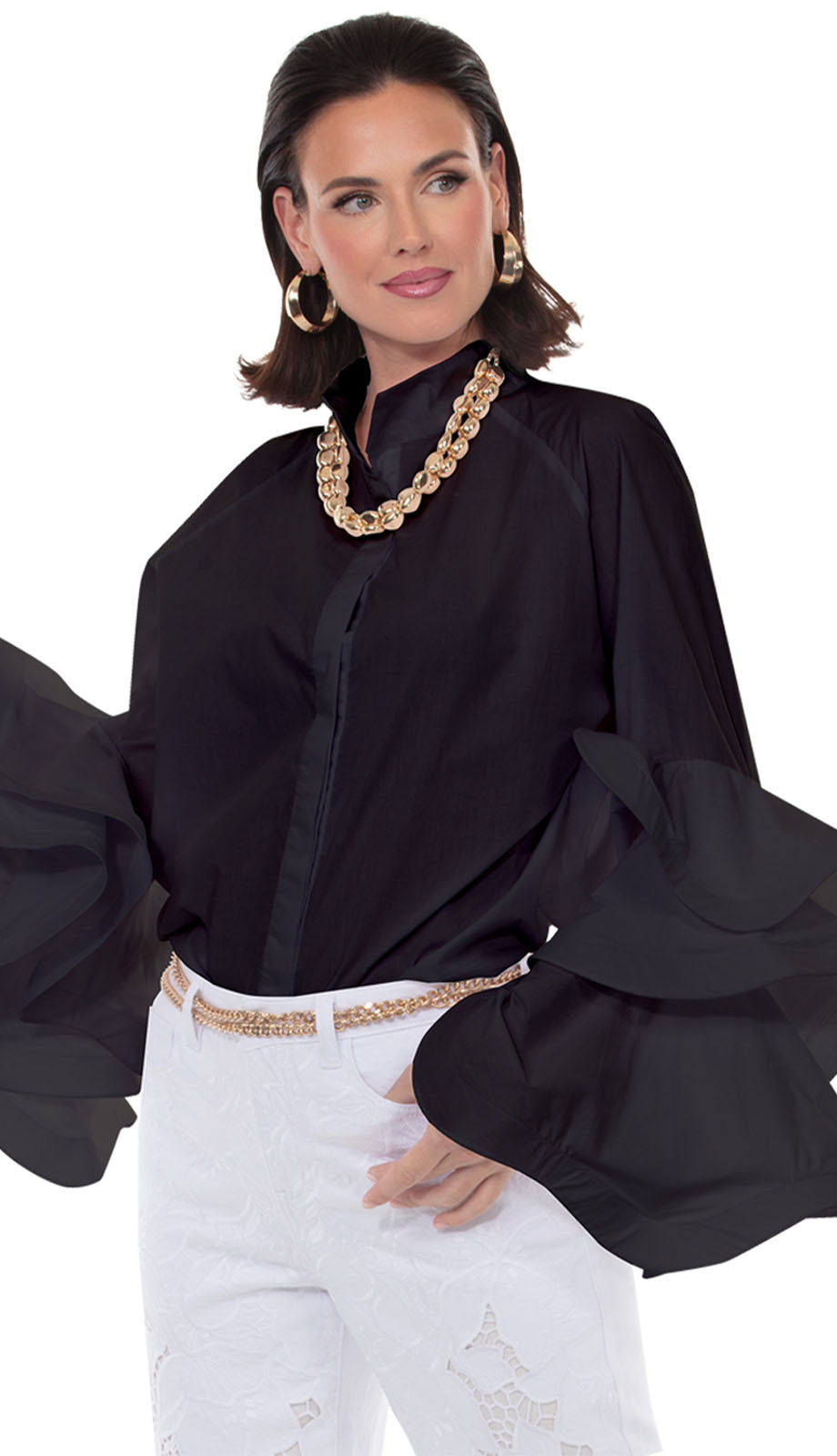 Love The Queen 17671-BLK Top