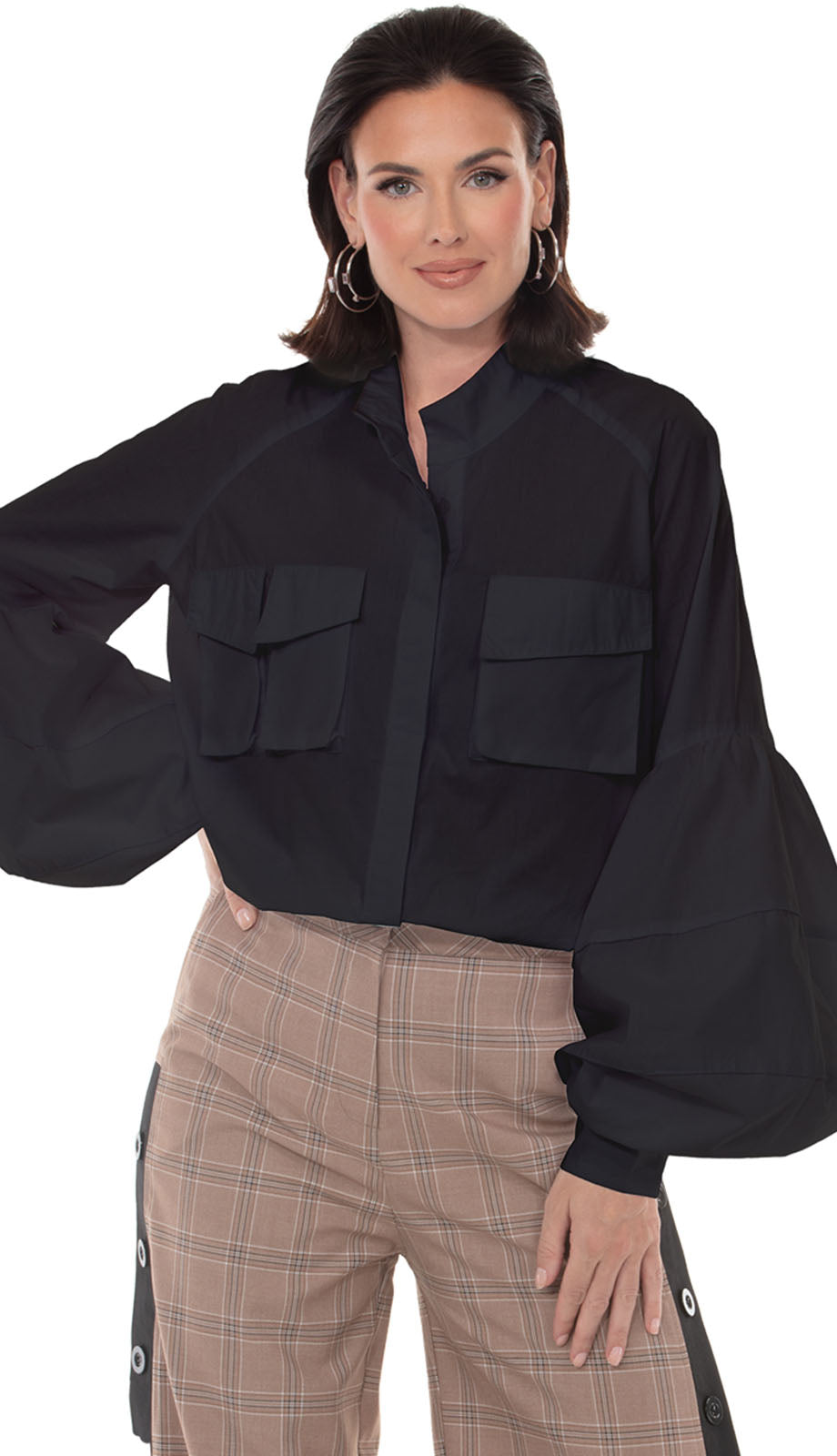 Love The Queen 17672-BLK Top
