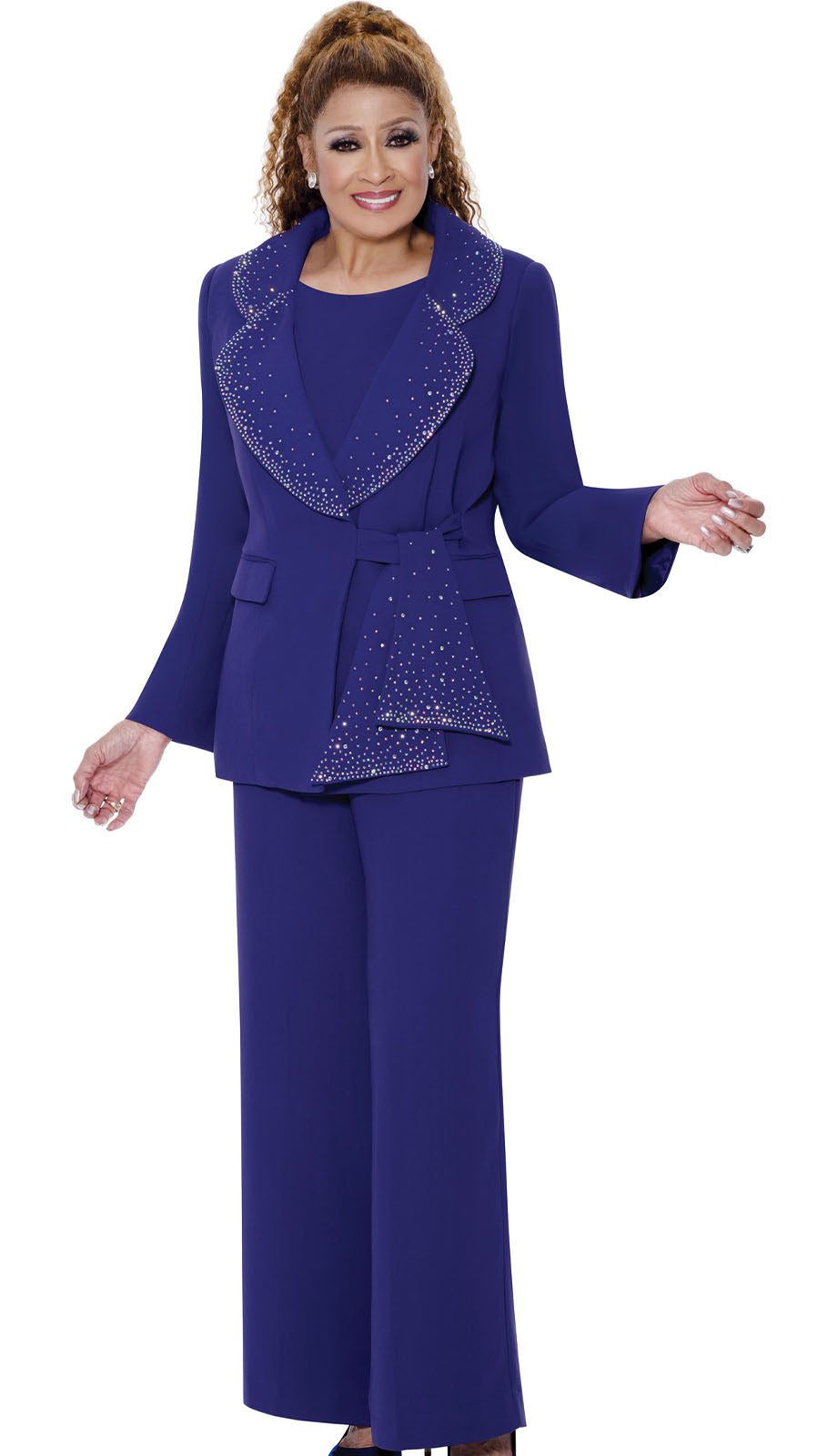 Dorinda Clark Cole 309093-PUR-QS Pant