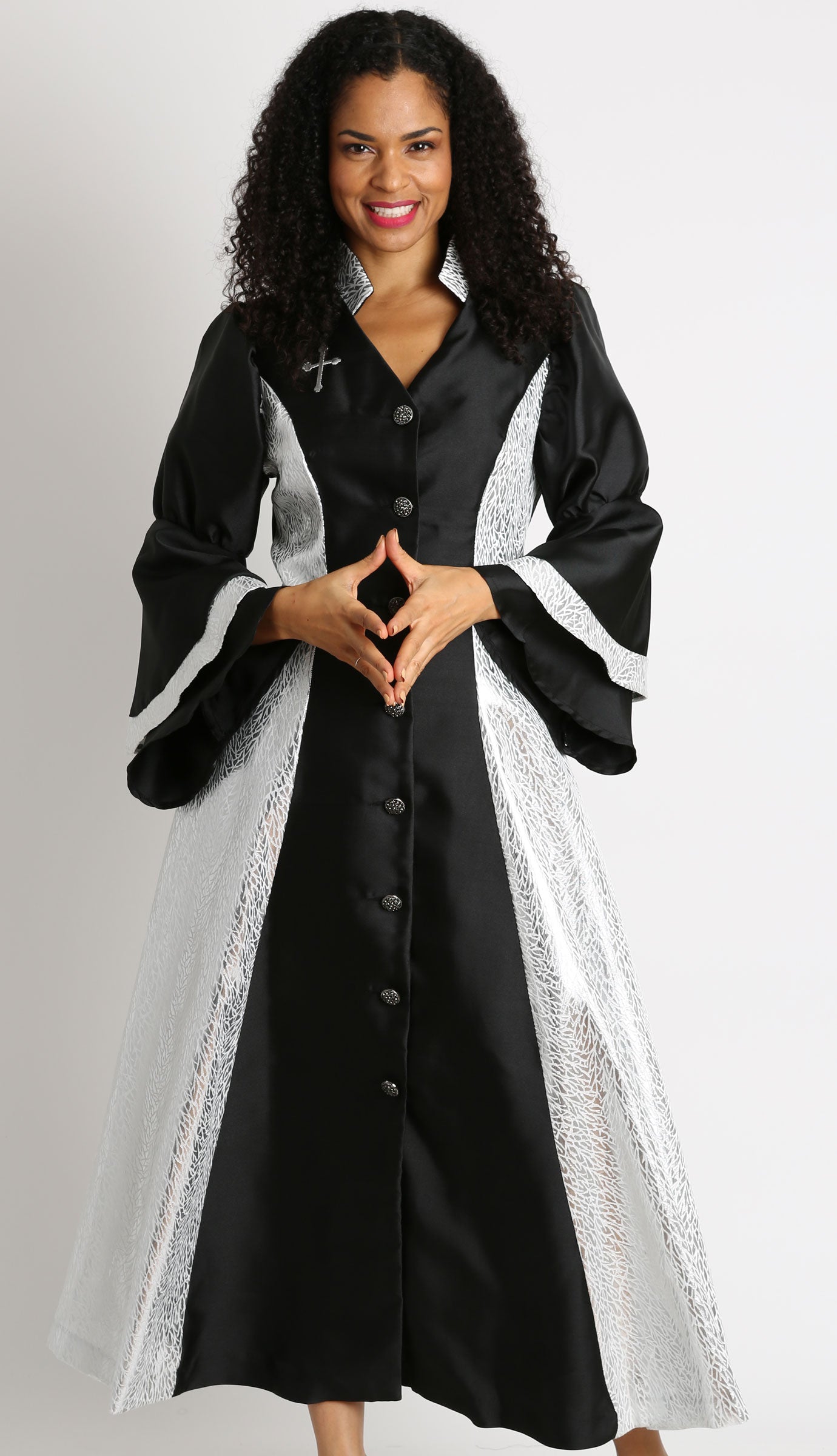 Diana Couture 8147-BW Church Robe