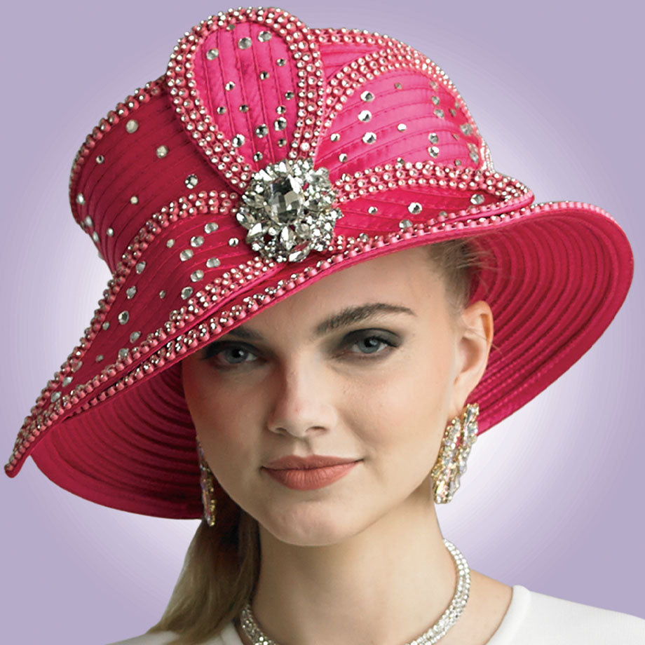 Lily And Taylor H409-FU Church Hat