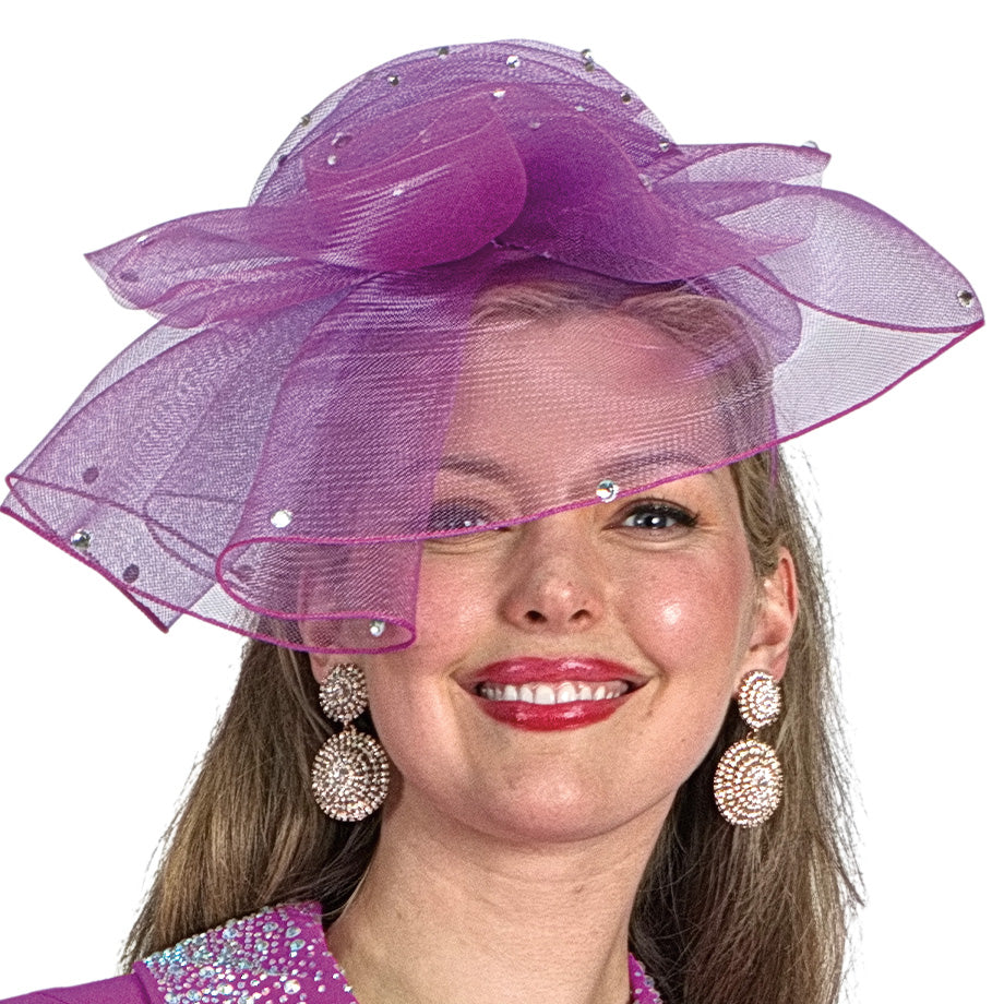Lily And Taylor H130-LAV Church Hat