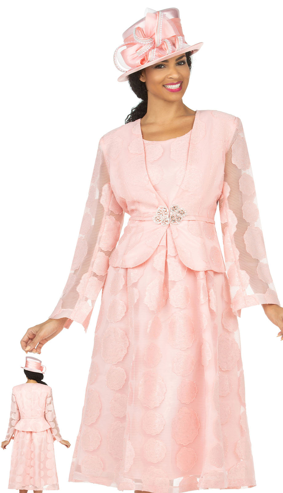 Mia By Giovanna D1345-PNK Church Suit