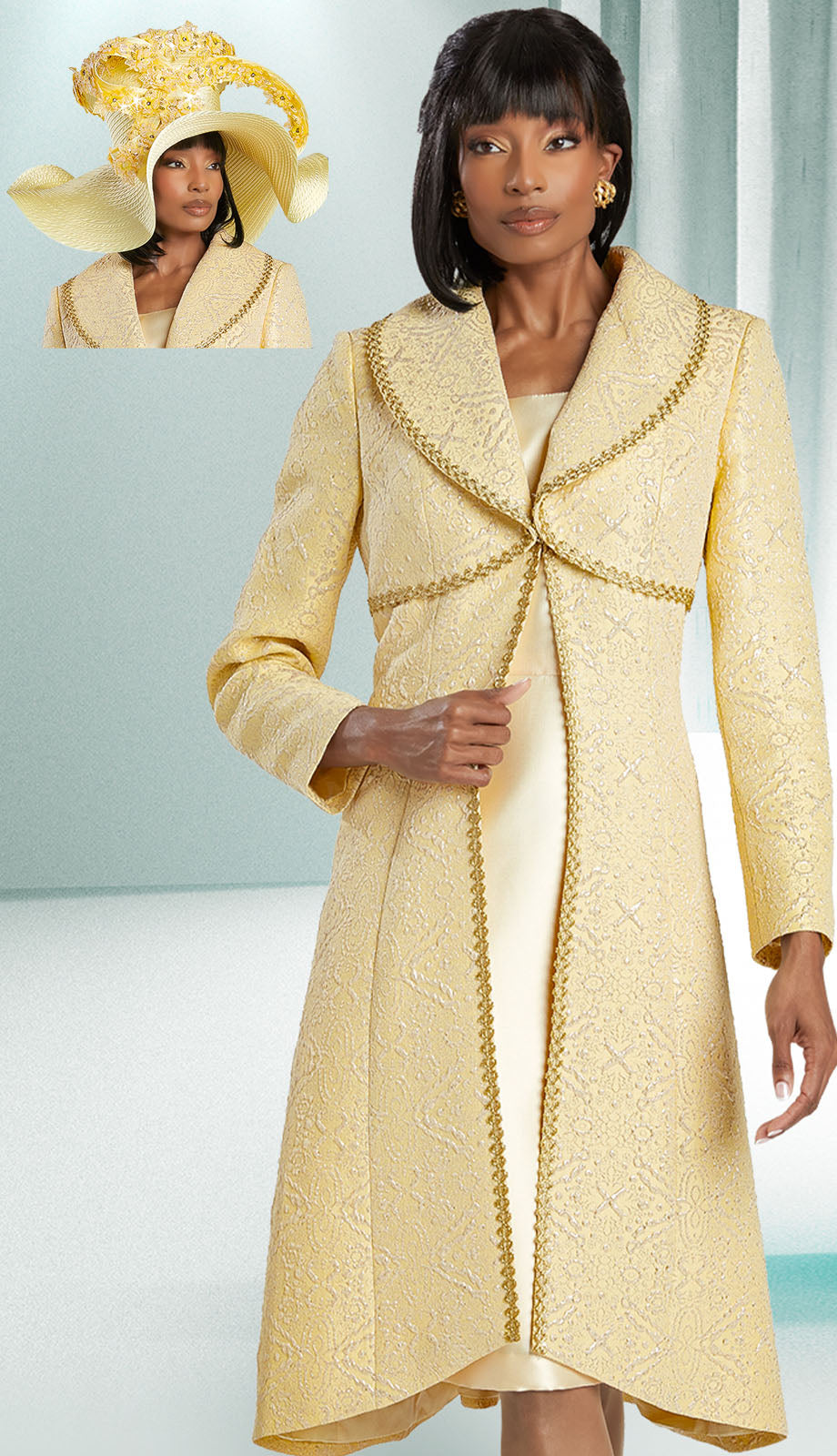 Donna Vinci 5838-IH Church Dress