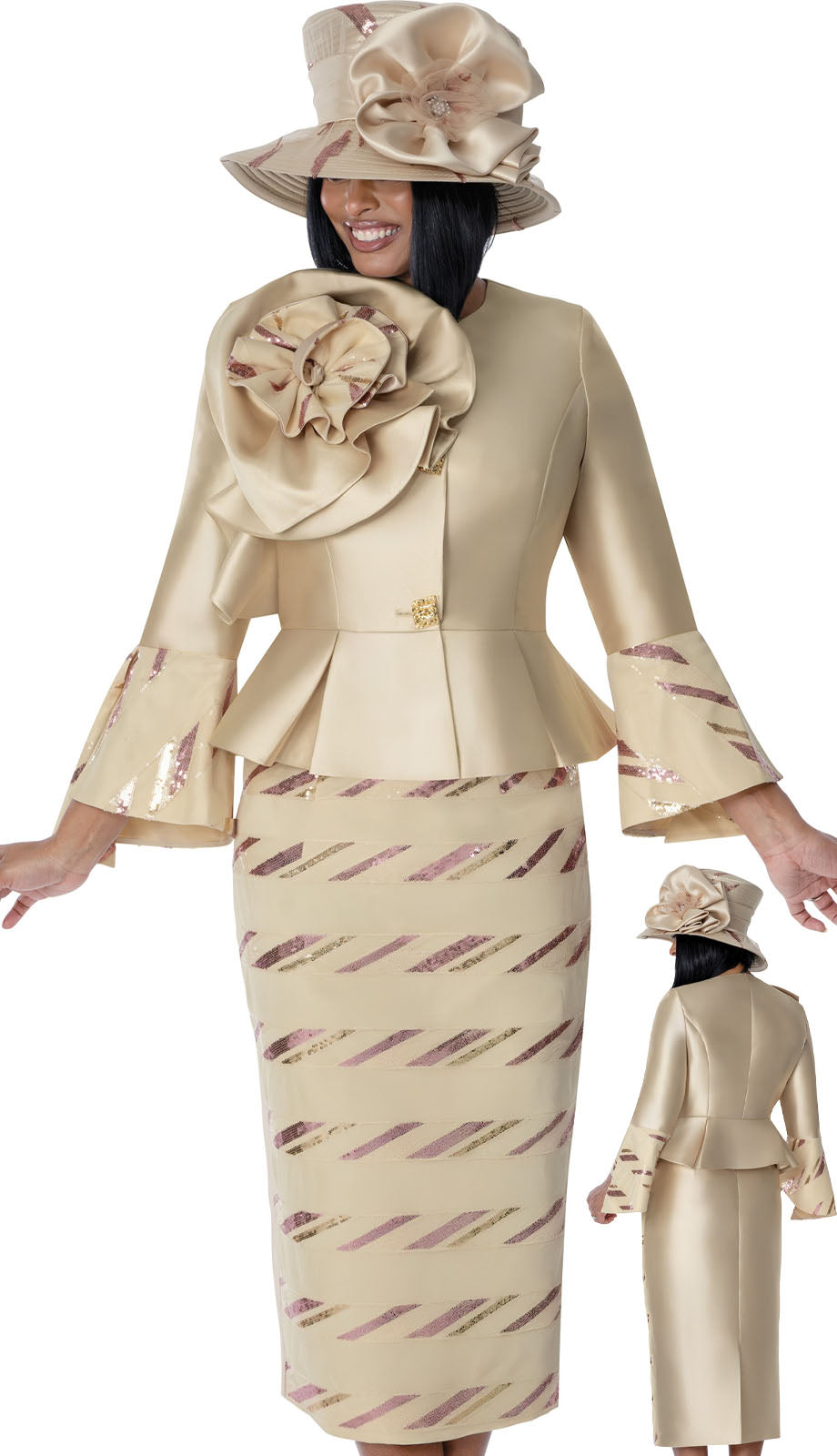 GMI G401732-H Ladies Church Suit-Hat